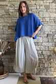 Conrad Box Cotton Knit Malibu Blue